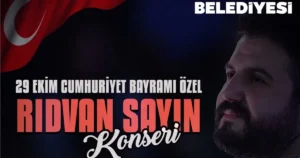 Bursa'da İnegöl Belediyesi, 29 Ekim Cumhuriyet Bayramı kutlamaları kapsamında Rıdvan