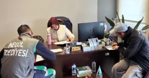 Bursa'da İnegöl Belediyesi, tütünle gayret kapsamında işçiye yönelik taşınabilir sigara