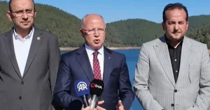 AK Parti Bursa Vilayet Lideri Davut Gürkan, Çınarcık Barajı İçme
