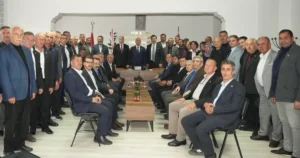 Bursa'nın Yenişehir ilçesinde 19 Ekim Muhtarlar Günü hasebiyle ilçedeki muhtarla