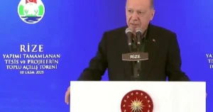 Cumhurbaşkanı Recep Tayyip Erdoğan, Rize Toplu Açılış ve Temel Atma