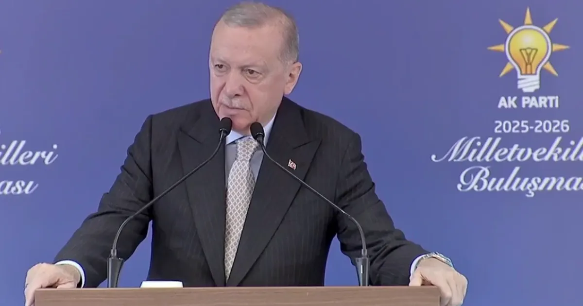 Cumhurbaşkanı Erdoğan, AK Parti küme toplantısında, Gazzeli mazlumların acılarının dinmesini