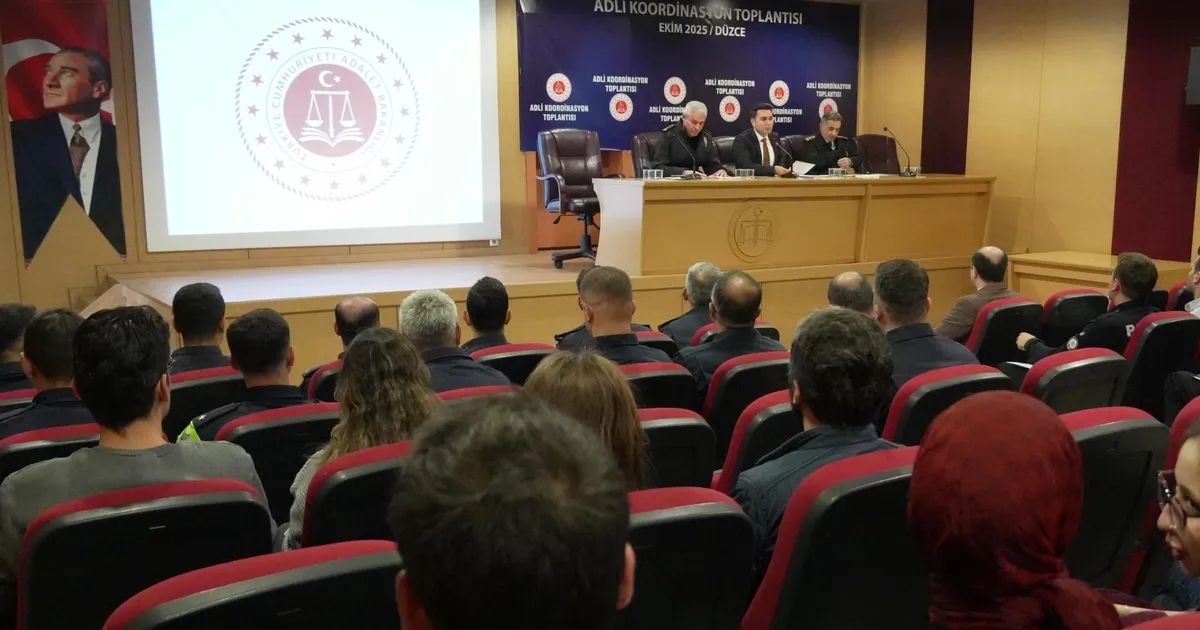Düzce’de adli koordinasyon toplantısı