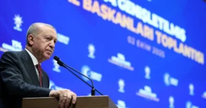 Cumhurbaşkanı ve AK Parti Genel Lideri Recep Tayyip Erdoğan, partisinin