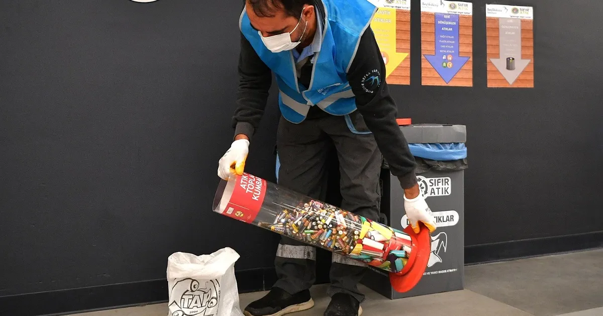 İstanbul’da piller doğaya karışmadan geri dönüşüme kazandırılıyor