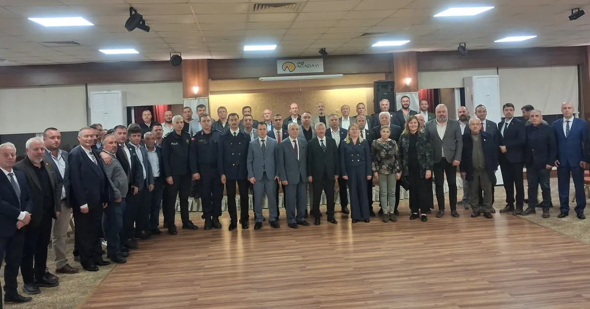 Keşan’da muhtarlar akşam yemeğinde buluştu
