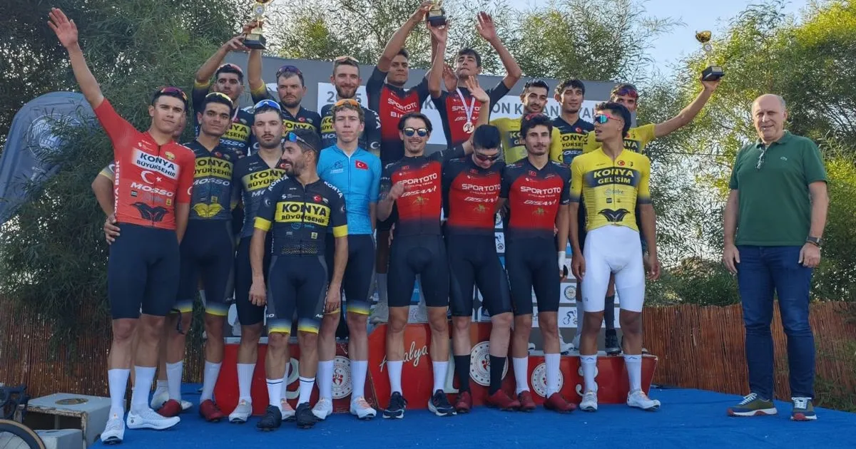 Konya Büyükşehirli pedallar Alanya’da 7 madalya ile zirvede