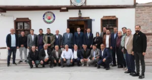 Konya'da Karatay Belediye Başkanı Hasan Kılca, Karatay Kaymakamı Cengiz Ayhan