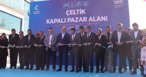 Konya Büyükşehir Belediyesi tarafından Çeltik’e kazandırılan Kapalı Pazar Yeri’nin açılışı