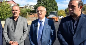 Malatya Büyükşehir Belediye Başkanı Sami Er, ilçe ziyaretleri kapsamında Arapgir