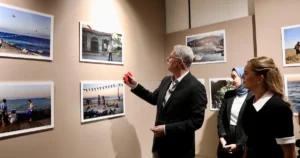 Bursa'da Mudanya Belediyesi, “1. Fotoğraf Günleri”ni Tirilye Taş Mektep’te başlattı.