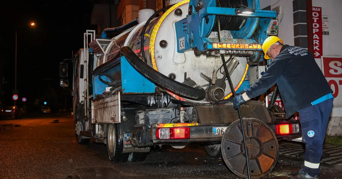 SASKİ, Sakarya genelinde tesirli olan kuvvetli yağışlarda 270 işçi ve