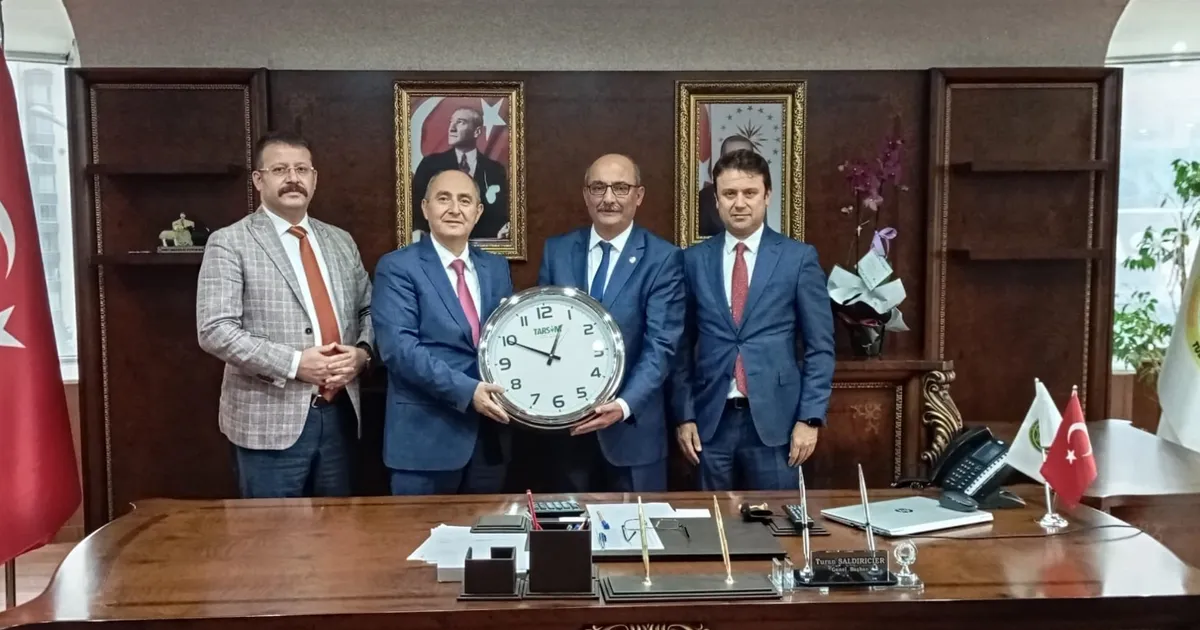 TARSİM Heyeti, TDSYMB ve TÜDKİYEB'in yeni liderlerine güzel olsun ziyareti