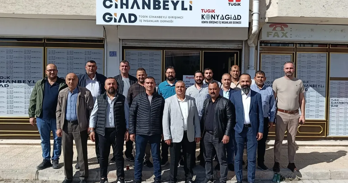 Tügik Cihanbeyli Teşebbüsçü İş İnsanları Derneği'nde gerçekleşen seçimde Halit Yıldırım