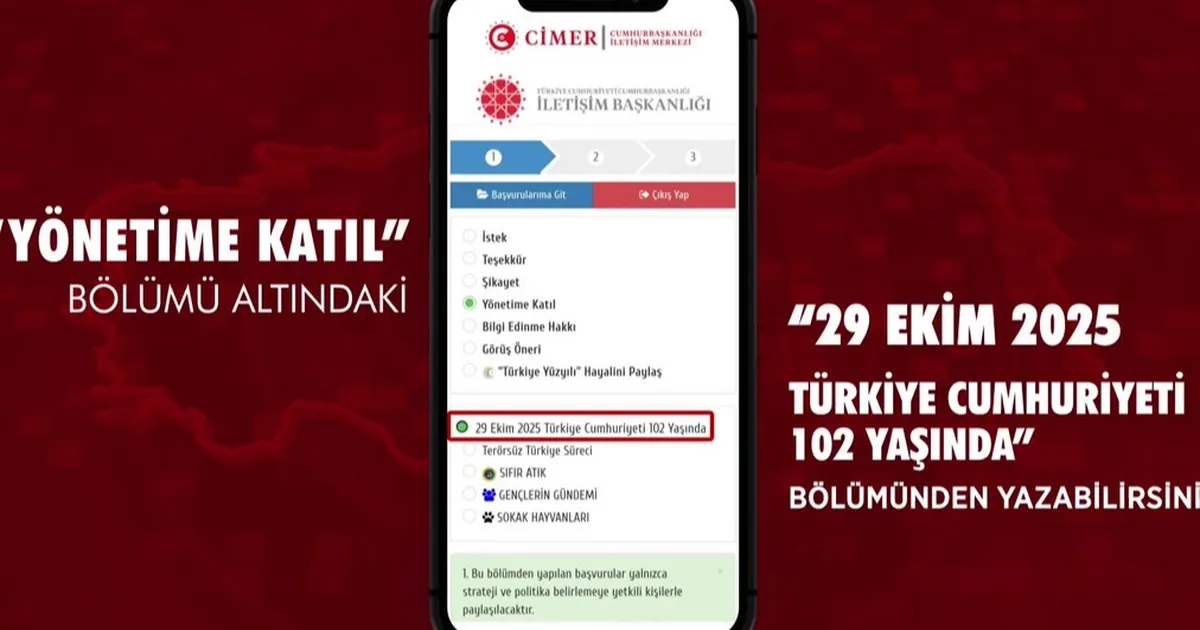 Bağlantı Başkanlığı, 29 Ekim Cumhuriyet Bayramı kapsamında vatandaşları his ve
