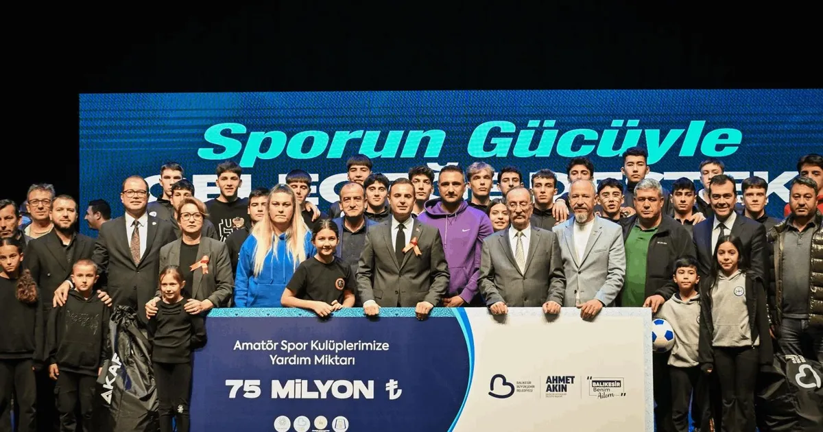 Balıkesir’de gençlere ve spora büyük destek