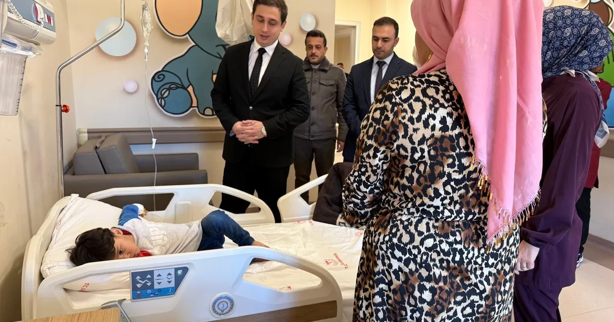 Batman Sason’da Kaymakam Başar’dan hastane ziyareti