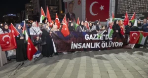 Bursa İstekli Kuruluşlar Platformu, İsrail hücumlarına karşı Filistin'e dayanak için