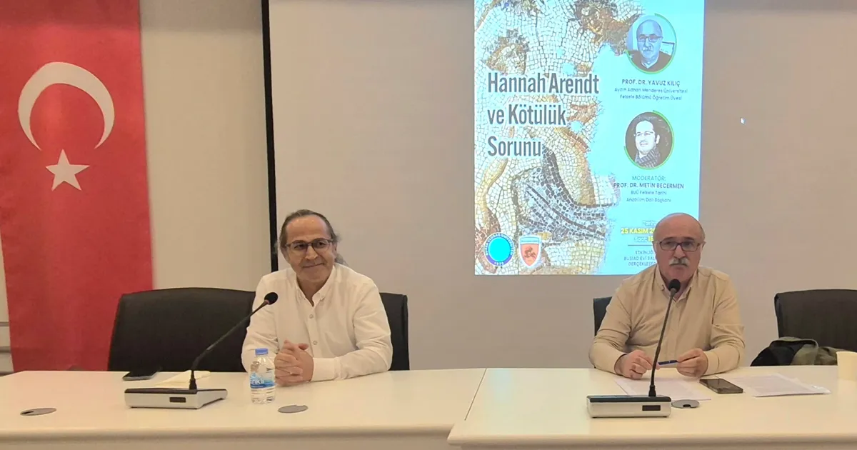 BUSİAD Felsefe Söyleşilerinde ‘Hannah Arendt ve Kötülük Sorunu’ tartışıldı