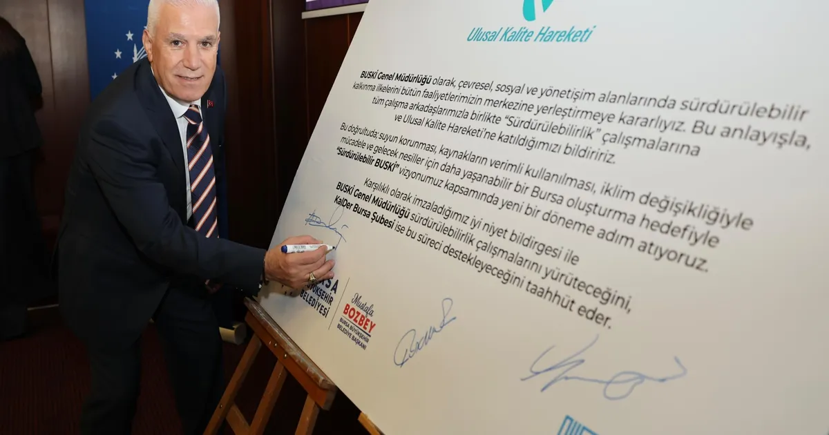 BUSKİ’de kurumsal dönüşüme tarihi adım