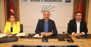 CHP Bursa İl Başkanlığı, İl Başkanı Nihat Yeşiltaş başkanlığında gerçekleştirilen