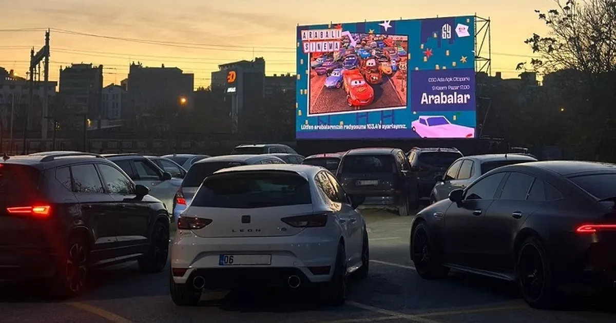 CSO Ada Ankara’da arabalı sinema keyfi