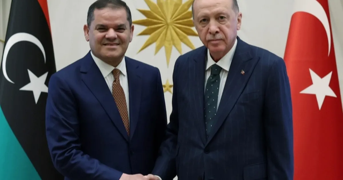 Cumhurbaşkanı Erdoğan, Libya Başbakanı Dibeybe ile görüştü