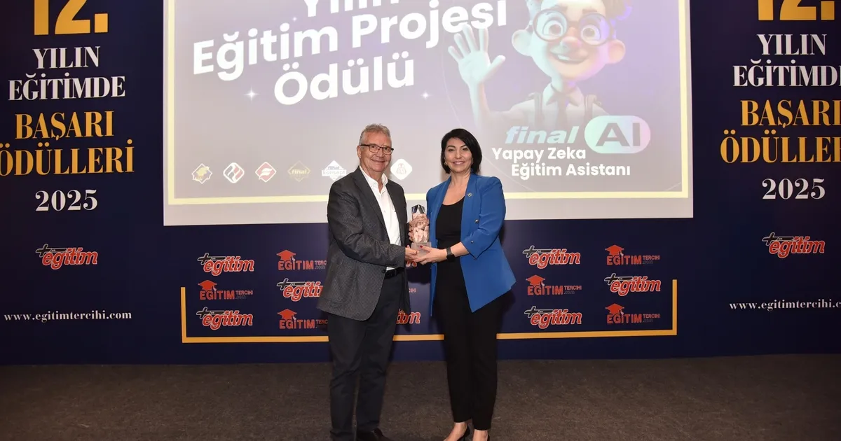  Final AI, Yılın Eğitim Projesi Ödülü’ne layık görüldü