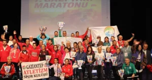 Gaziantep Büyükşehir Belediyesi ve Türkiye Atletizm Federasyonu iş birliğinde düzenlenen
