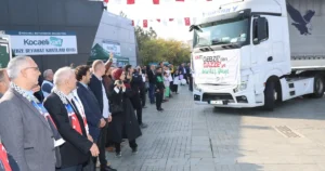 Gebze Belediyesi tarafından başlatılan “Gebze’den Gazze’ye Kardeş Payı” kampanyası kapsamında