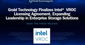 Graid Technology, Intel® VROC’un pazarlama, satış ve geliştirme haklarını devralarak