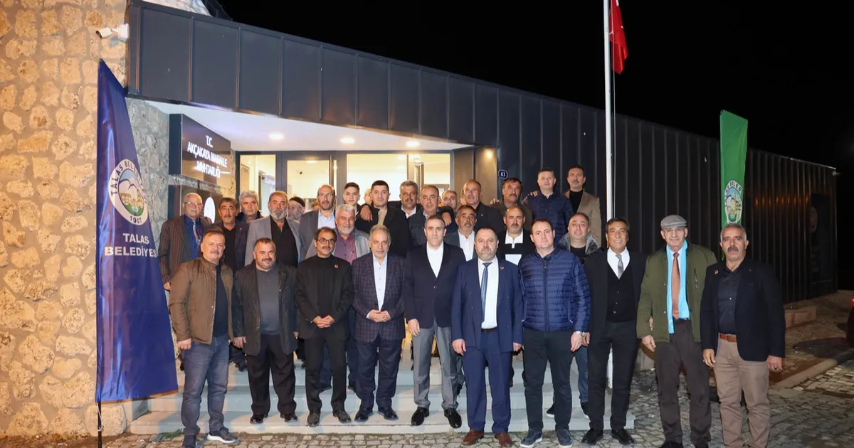 Kayseri Talas’ta muhtarlar Akçakaya’da buluştu