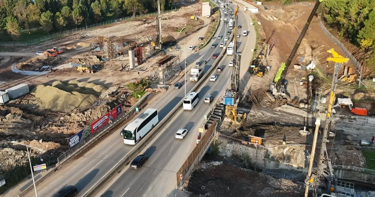 Kocaeli’de o kavşak için 6 noktada birden çalışmalar sürüyor