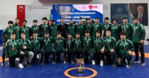 Konya'da Karatay Belediyespor, 2025–2026 Grekoromen Güreş Yıldızlar Ligi’nde sergilediği üstün