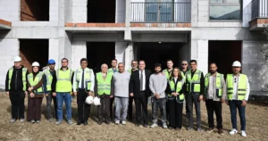 Manisa Büyükşehir Belediye Başkanı Besim Dutlulu, Turgut Özal Mahallesi’nde üretimi