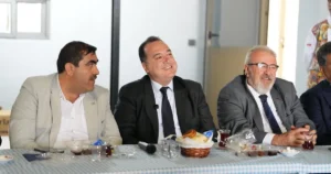 Manisa Büyükşehir Belediye Başkanı Besim Dutlulu, Mermerciler Sitesi esnafı ve