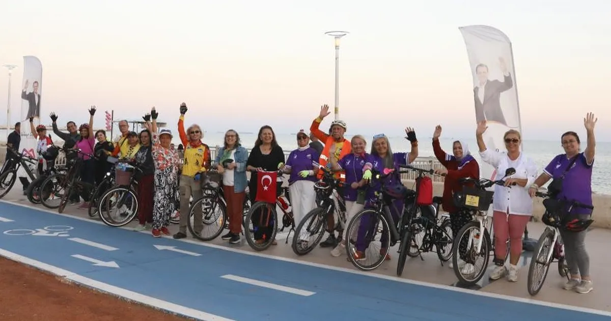 Mersin’de kadınlara pedal gücü