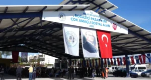 Muğla Milas Belediyesi tarafından Boğaziçi Mahallesi’nde üretimi tamamlanan Pazar Yeri