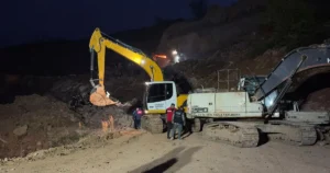 Ordu’nun Fatsa ilçesindeki özel bir taş ocağında meydana gelen göçükte,