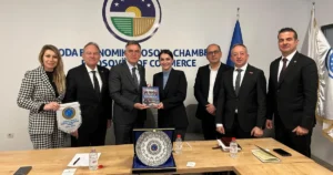 RUMELİSİAD Başkanı Murat Evke ve beraberindeki iş dünyası heyetinin Kosova’da
