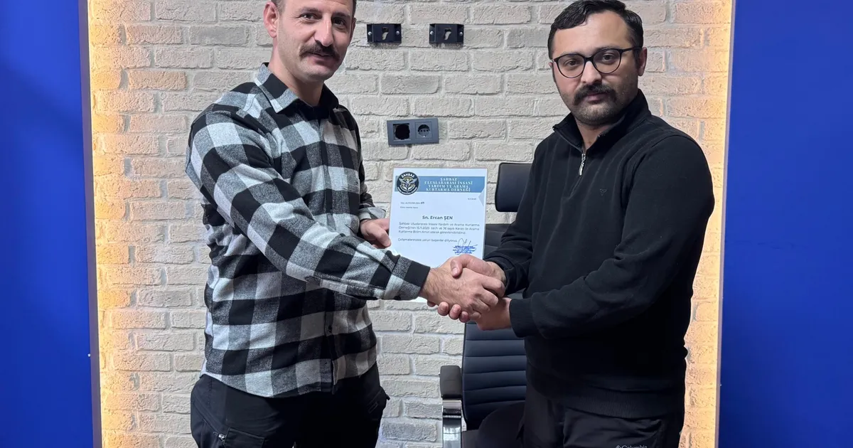 Şahbaz Derneği Arama Kurtarma Birimi kuruldu… Birim Amirliğine Ercan Şen atandı