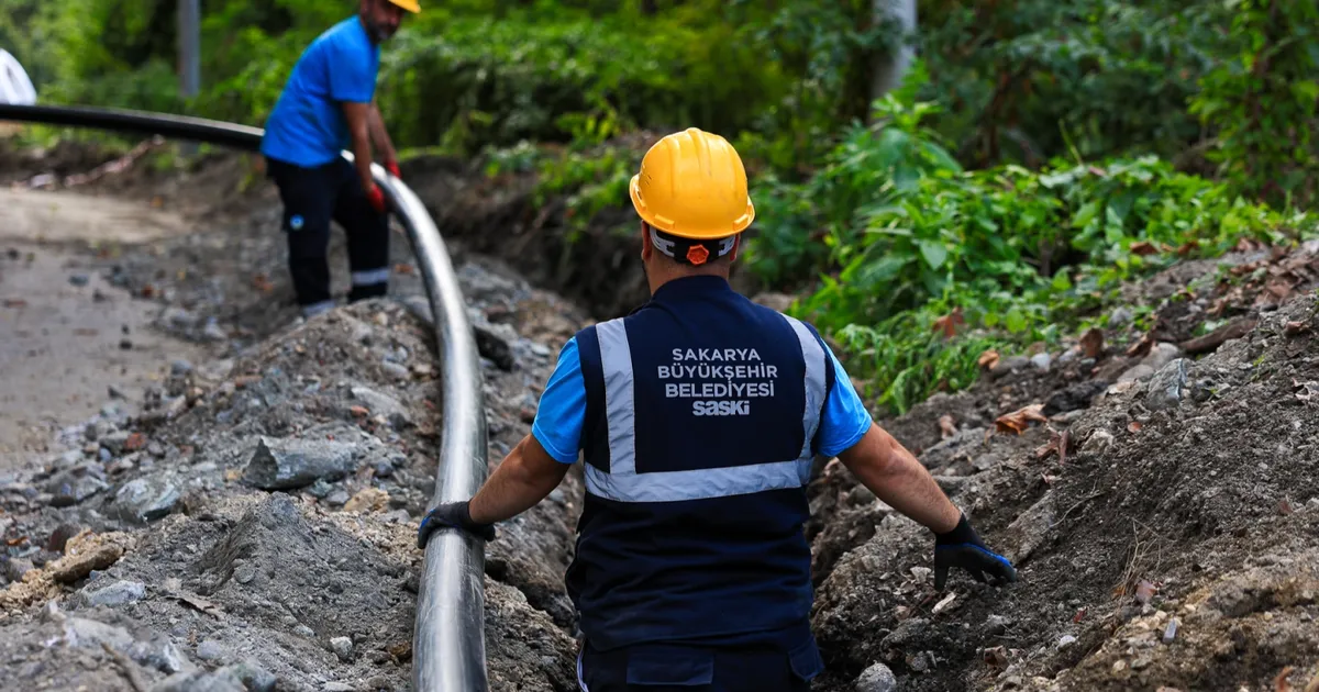 Sapanca Yanık’ta içme suyu hattı yenileniyor