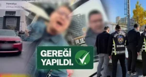 İstanbul Kağıthane’de trafikte aracın önünü kesip hengame teşebbüsünde bulunan şoförlere