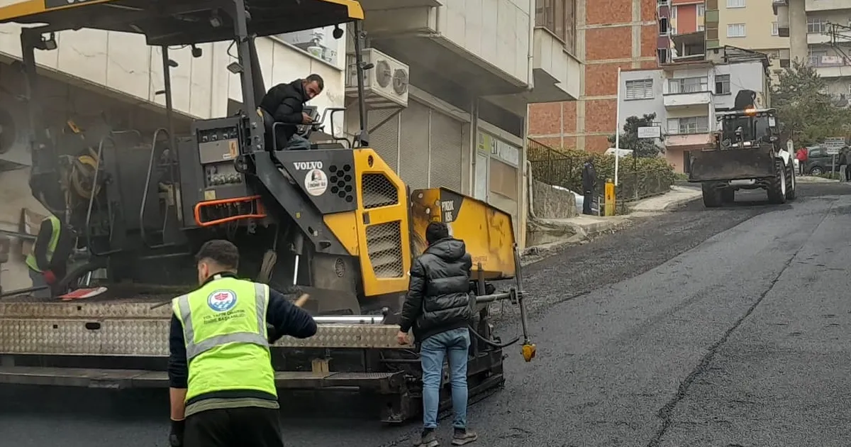Trabzon’da kış öncesi yol çalışmaları hızlandı
