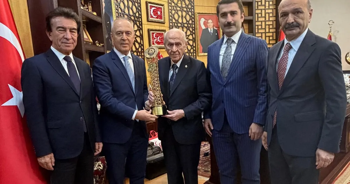 Türkiye Bisiklet Federasyonu’ndan Bahçeli’ye ziyaret