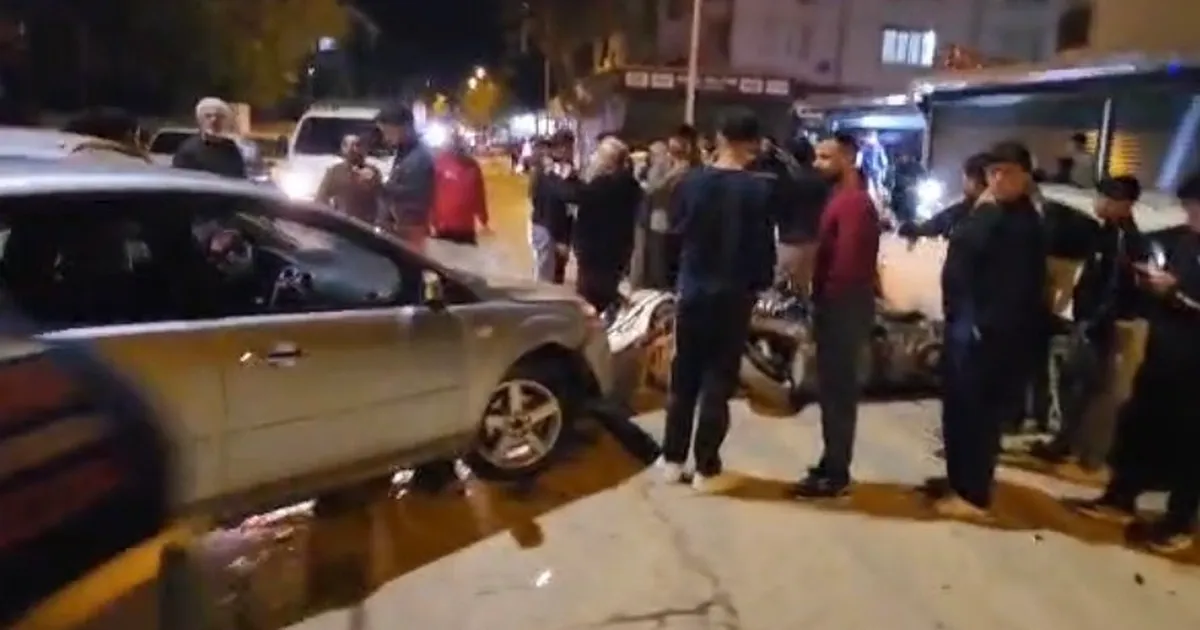 Adıyaman’da kontrolden çıkan araç ortalığı savaş alanına çevirdi!