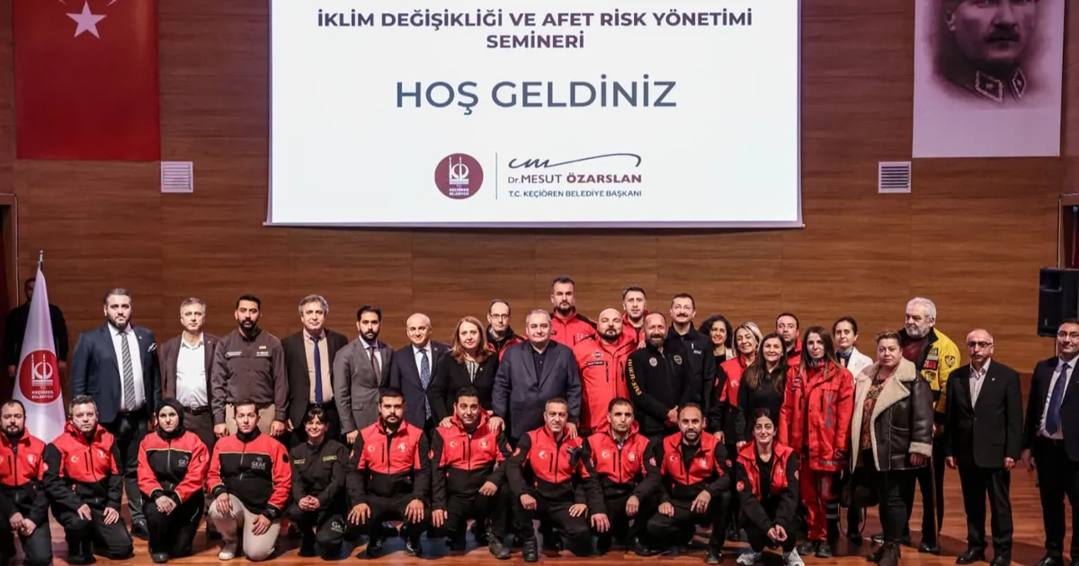 Ankara Keçiören’de ‘İklim Afet Risk Yönetimi’ semineri
