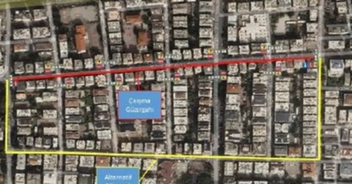 Antalya’da Teoman Paşa Caddesi bir hafta kapalı