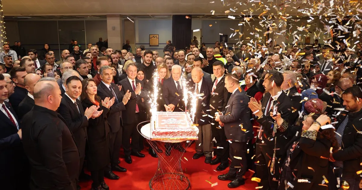 Bursa Büyükşehir ailesi yeni yılı birlikte kutladı