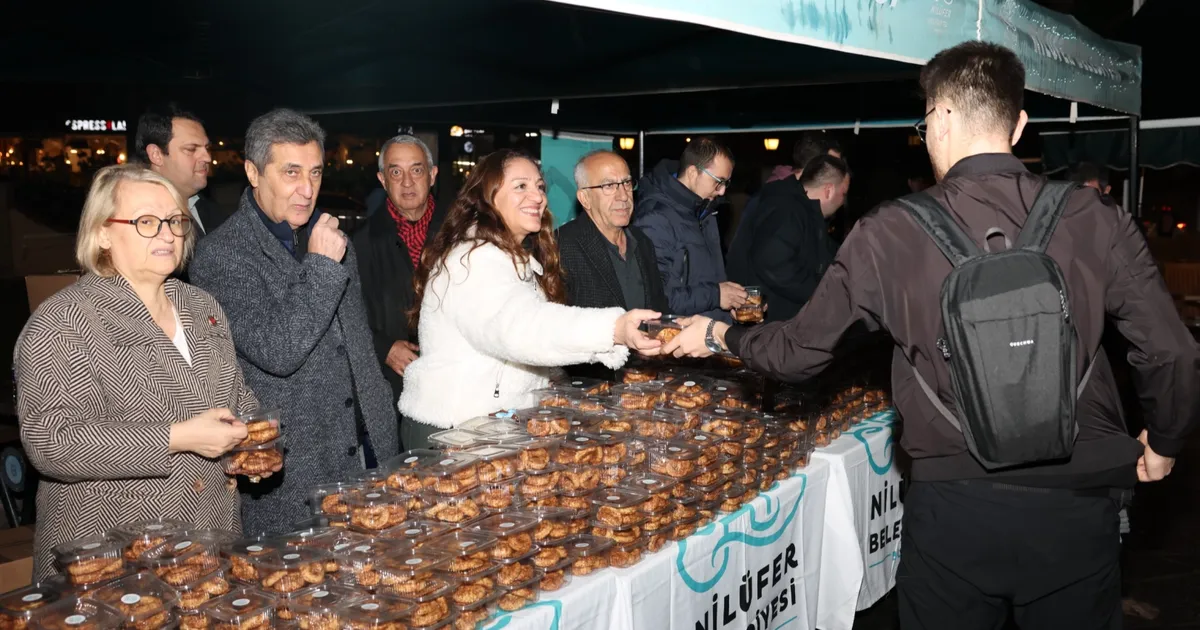 Bursa Nilüfer’de kandil geleneği yaşatıldı